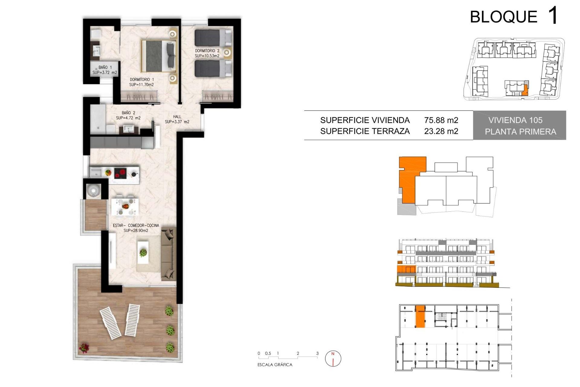 New build - Apartment / Flat - Orihuela Costa