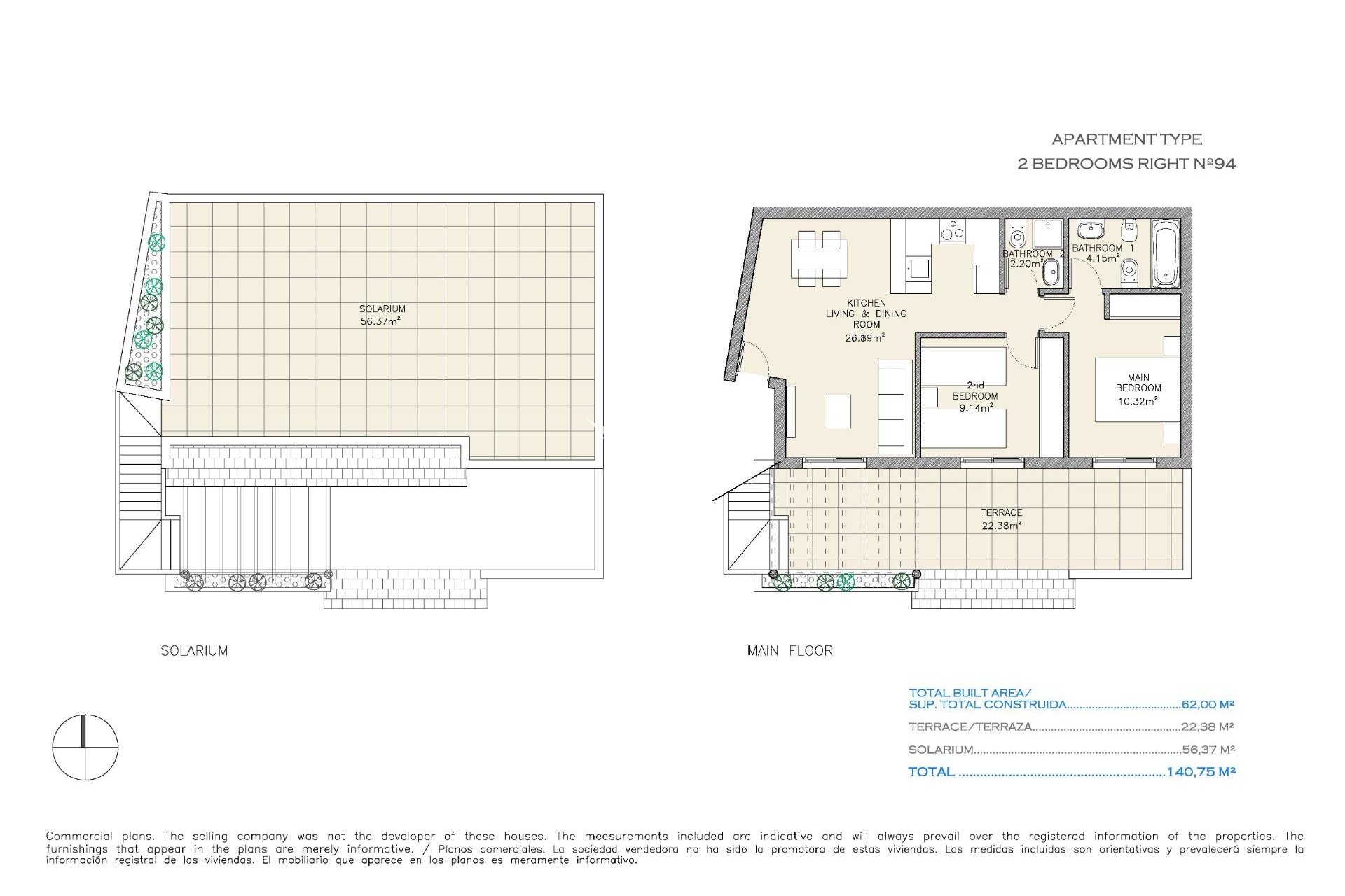 New build - Penthouse - Aguilas