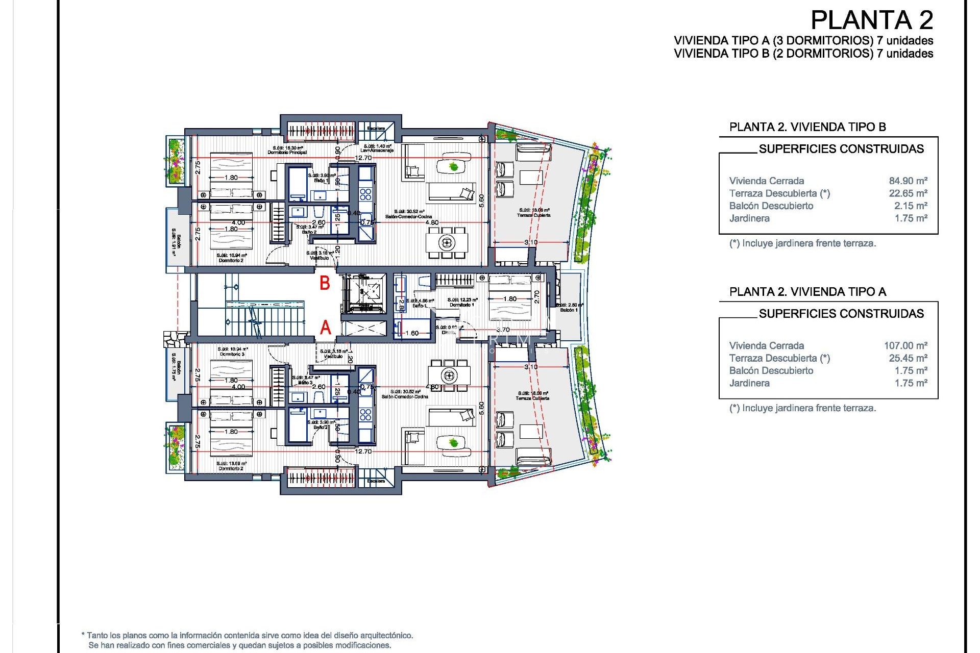 New build - Penthouse - La Manga Club