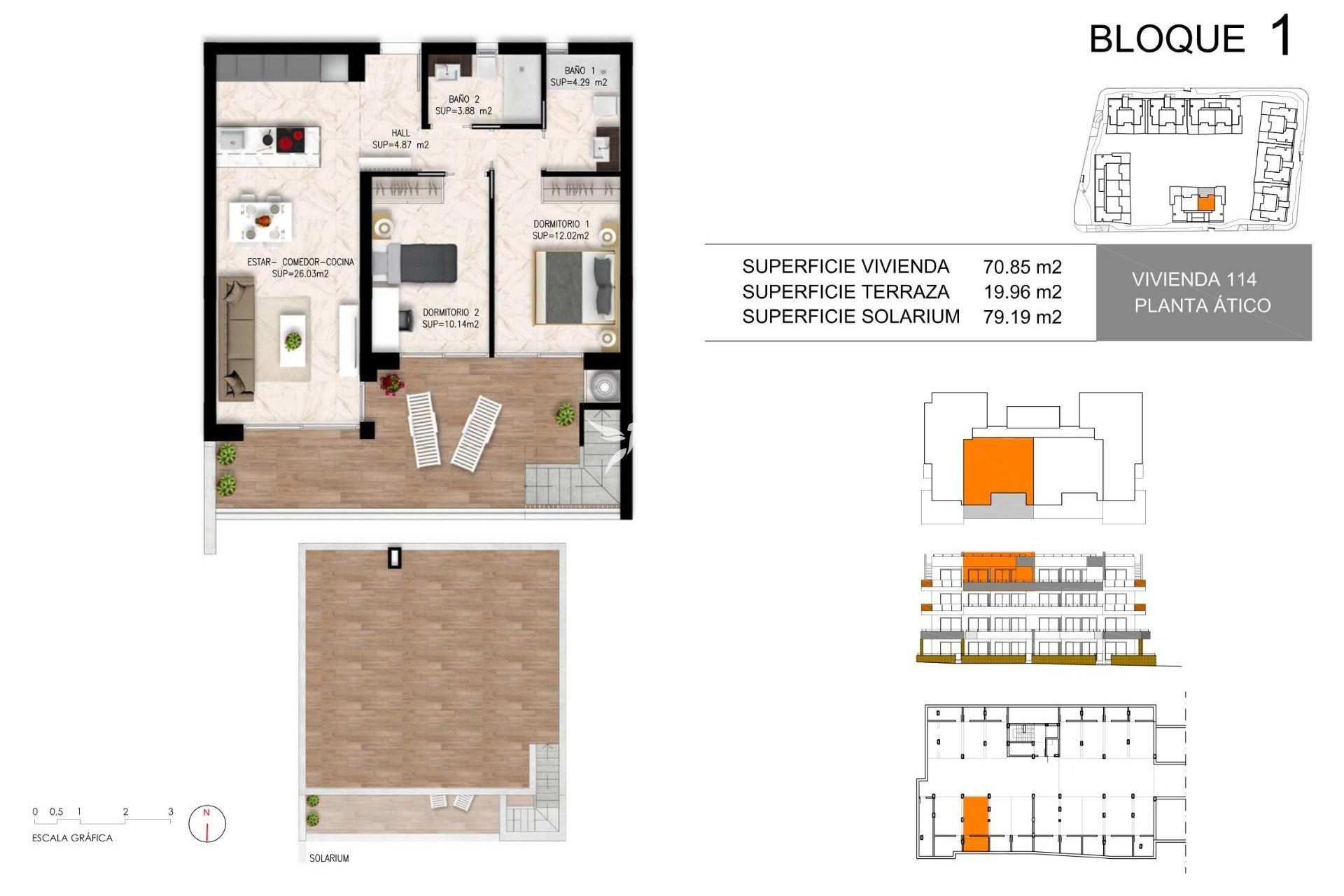 New build - Penthouse - Orihuela Costa