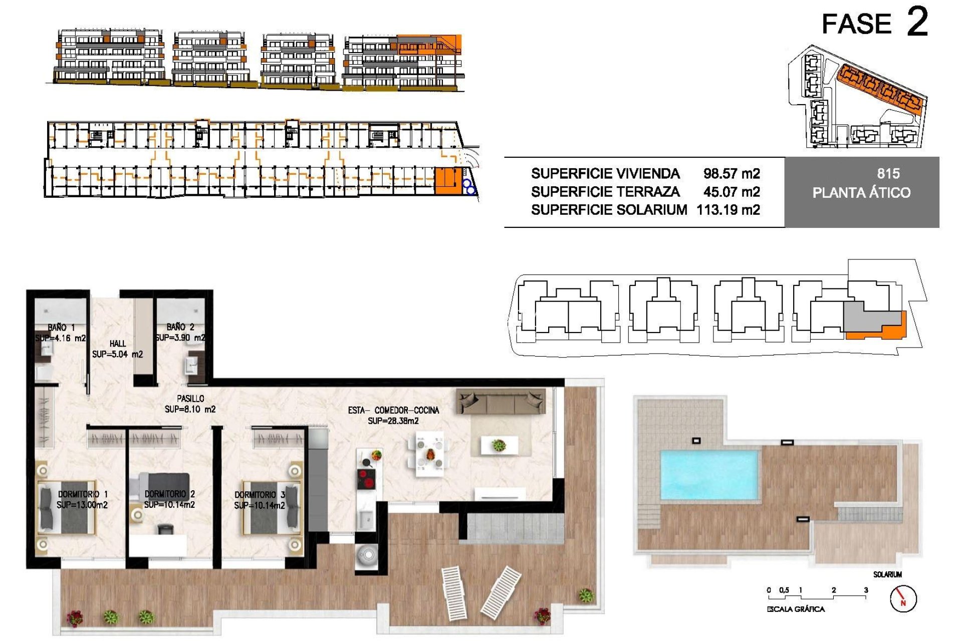 New build - Penthouse - Orihuela Costa