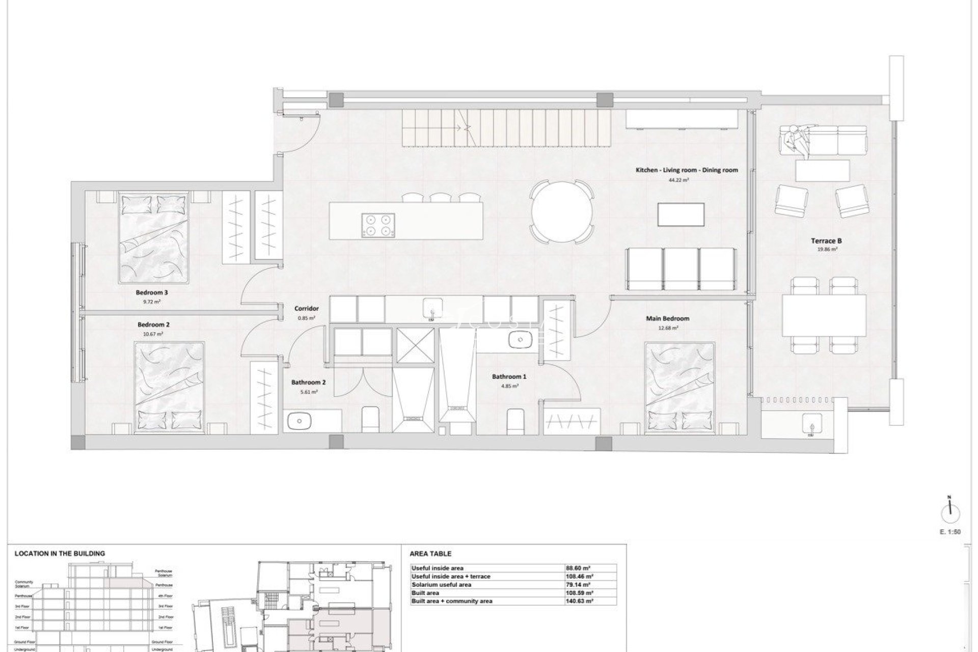 New build - Penthouse - Torrevieja