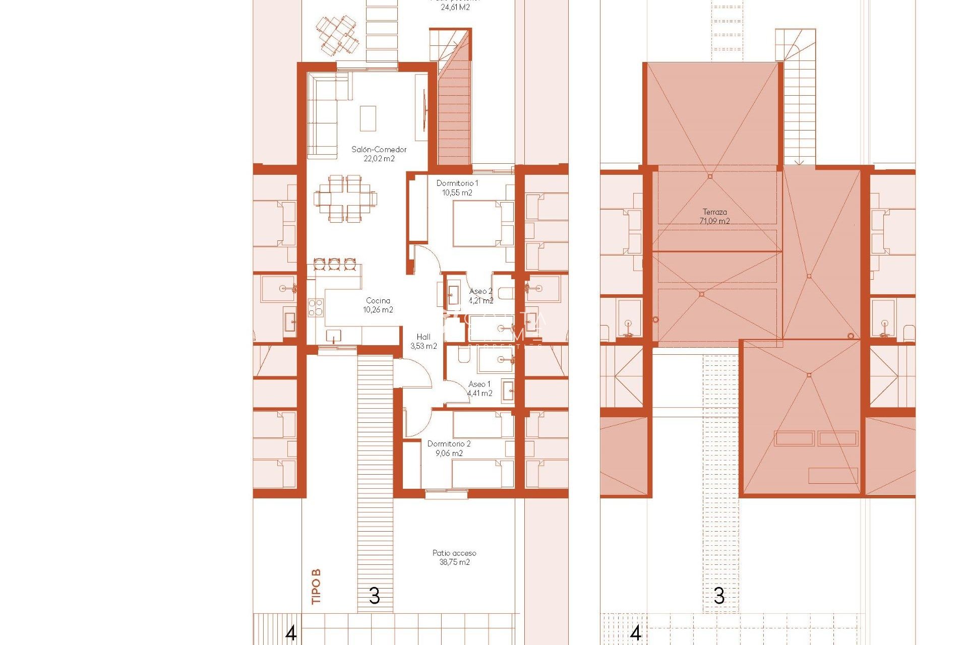 New build - Townhouse / Semi - Banos y Mendigo