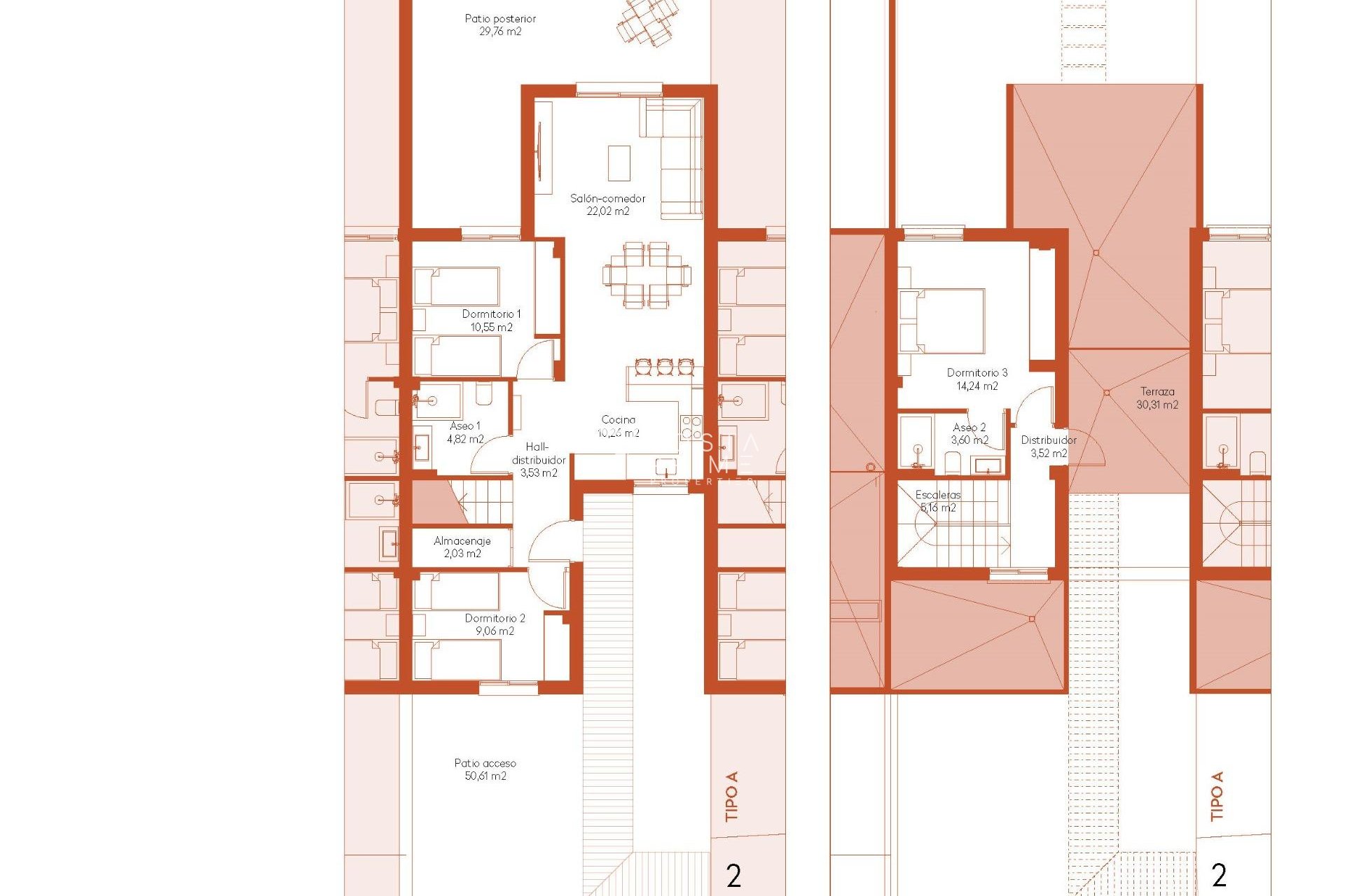 New build - Townhouse / Semi - Banos y Mendigo