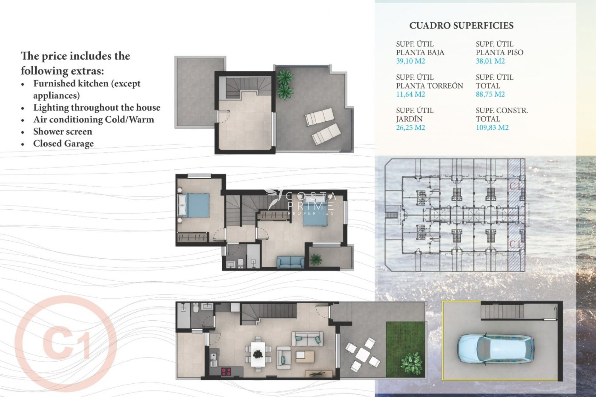 New build - Townhouse / Semi - La Manga del Mar Menor