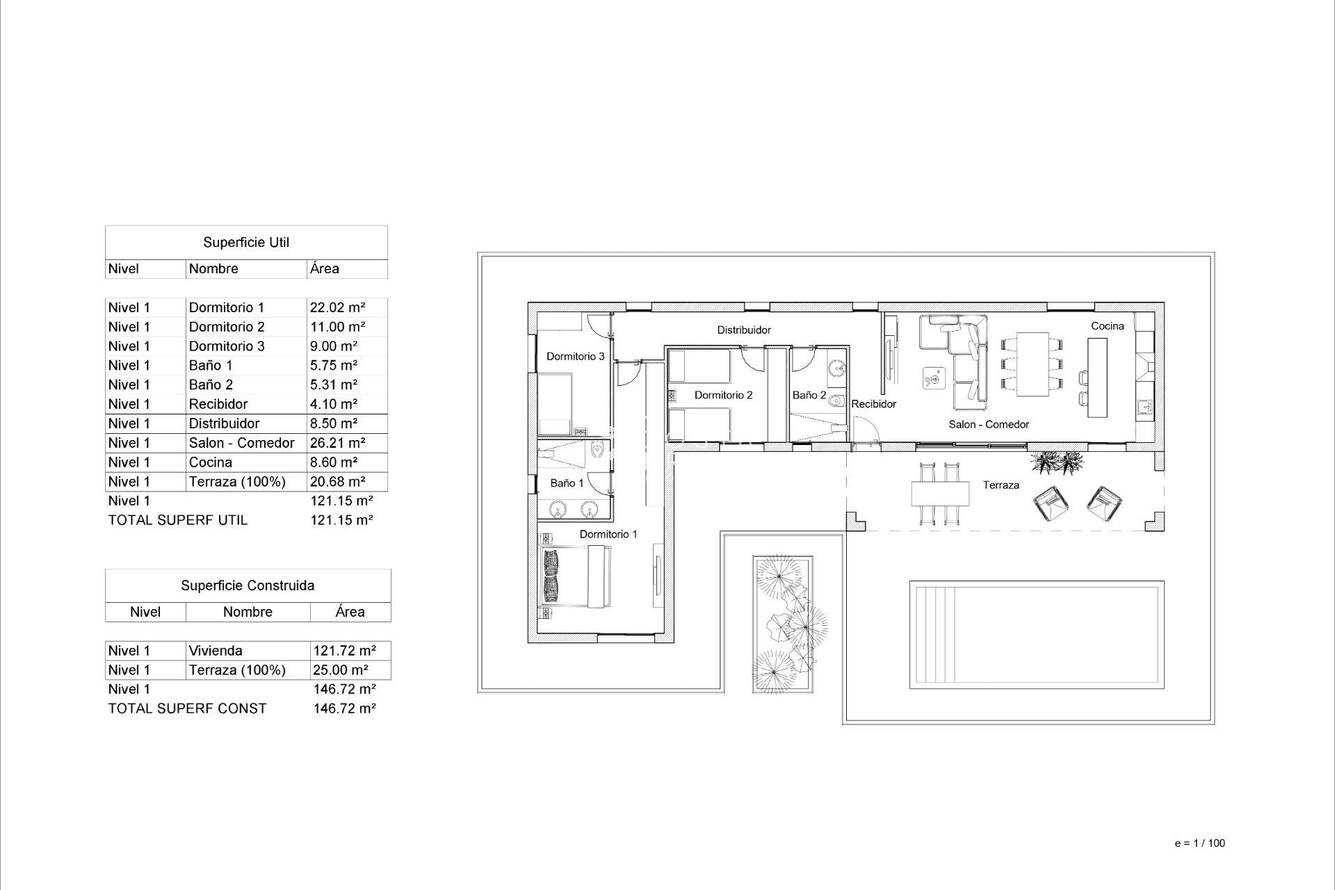 New build - Villa  - Pinoso