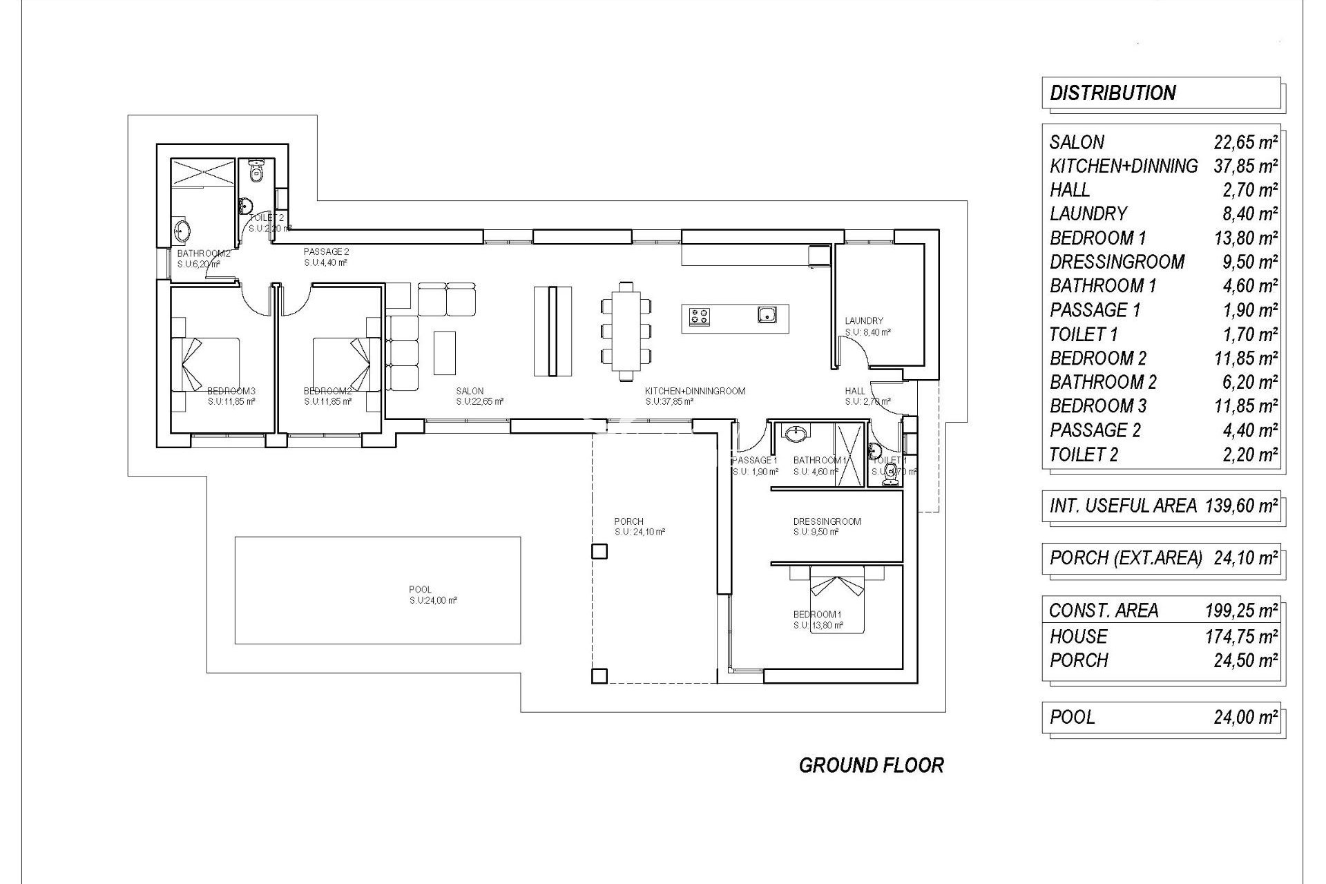 New build - Villa  - Pinoso