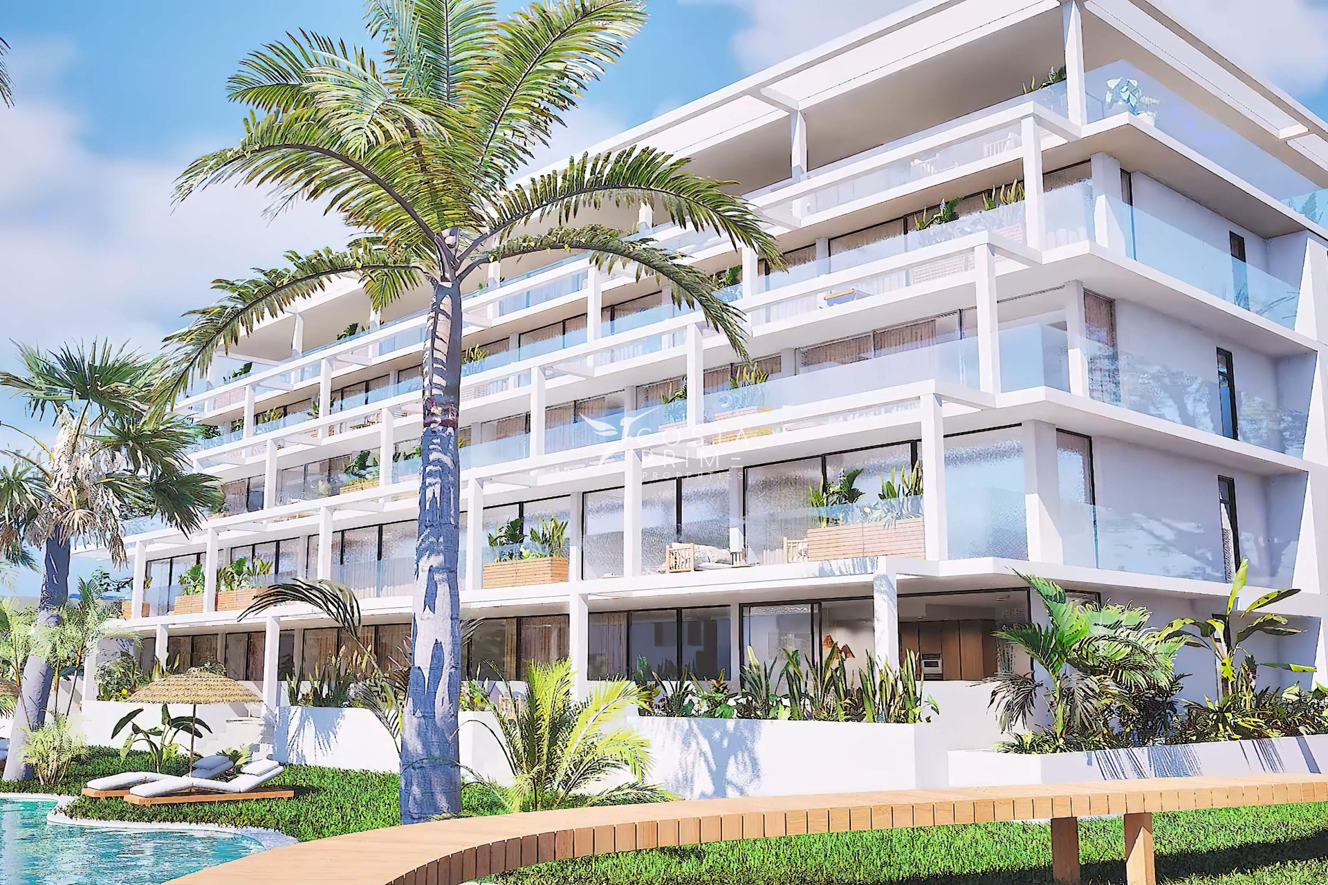 Nowy budynek - Daszek - Mar de Cristal