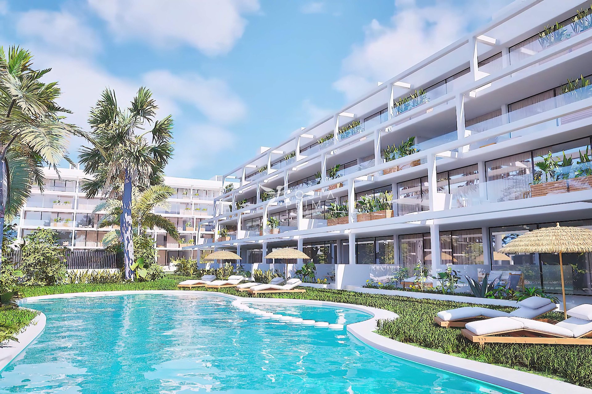 Nowy budynek - Daszek - Mar de Cristal