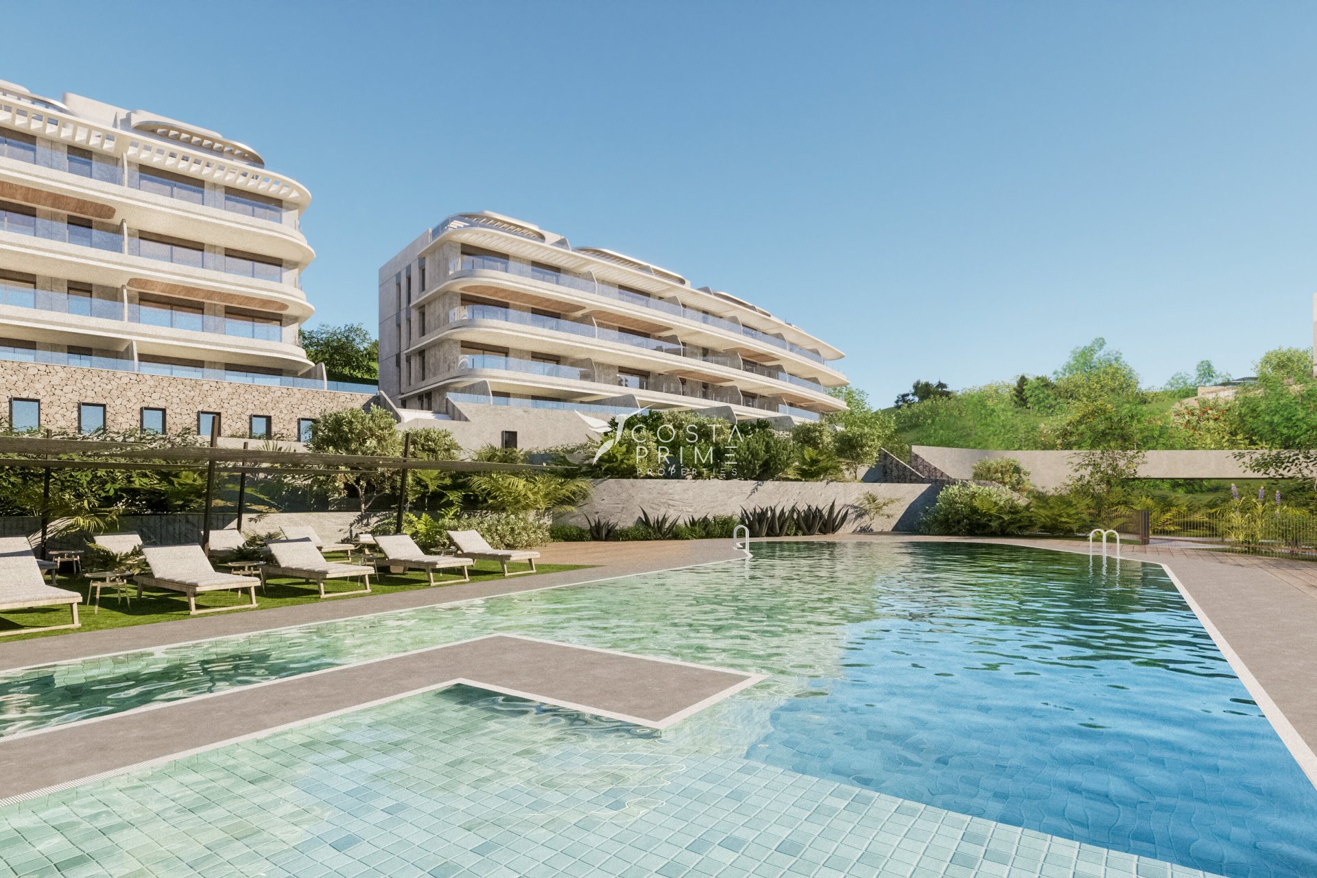 Nowy budynek - Mieszkanie w Bloku - Las Lagunas de Mijas