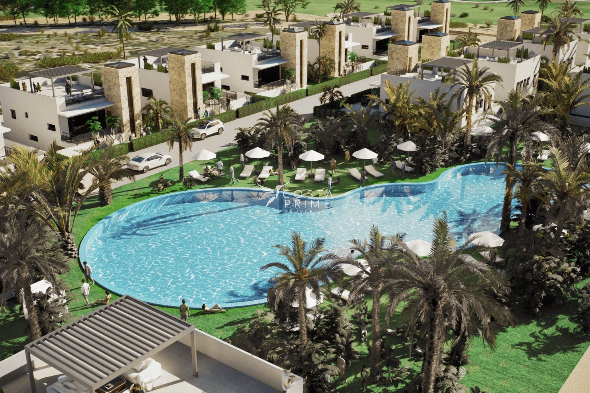 Nowy budynek - Szalet - Camposol Golf