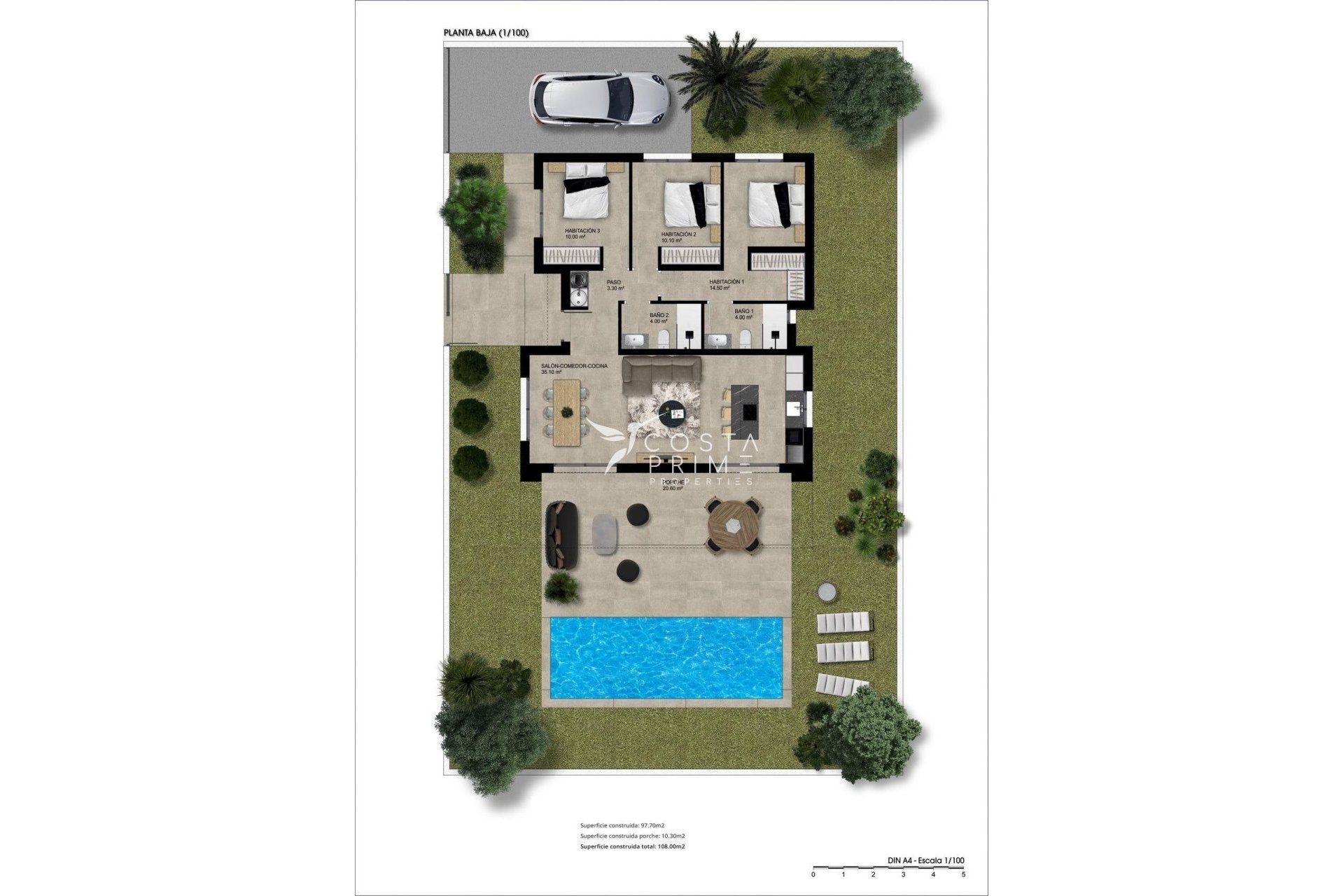 Obra nueva - Chalet / Villa - Hondón de las Nieves