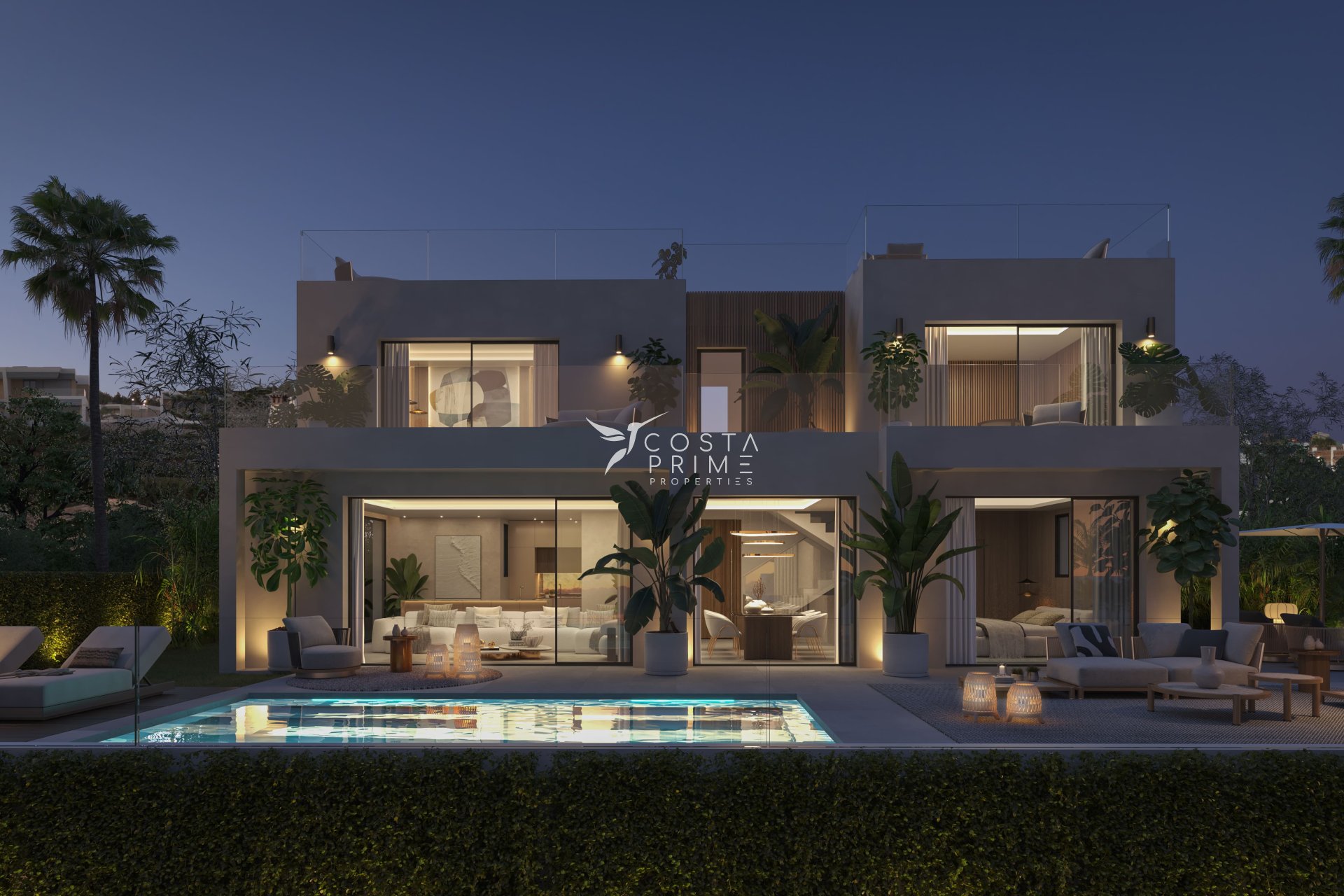 Obra nueva - Chalet / Villa - Las Lagunas de Mijas