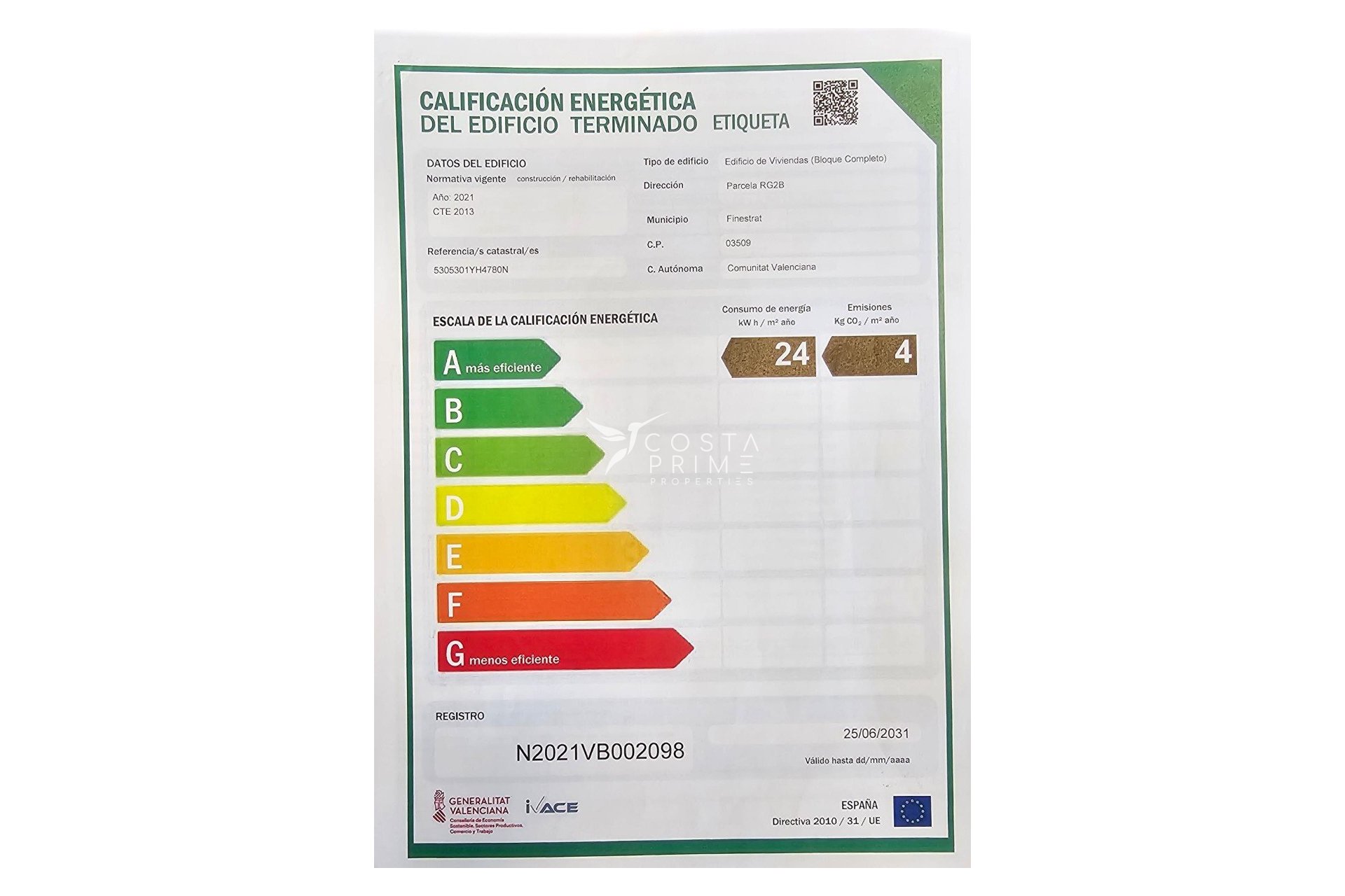 Odsprzedaż - Mieszkanie w Bloku - Finestrat