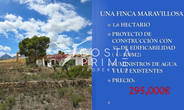 Plot / Land - Resale -
            La Nucía - C-4117