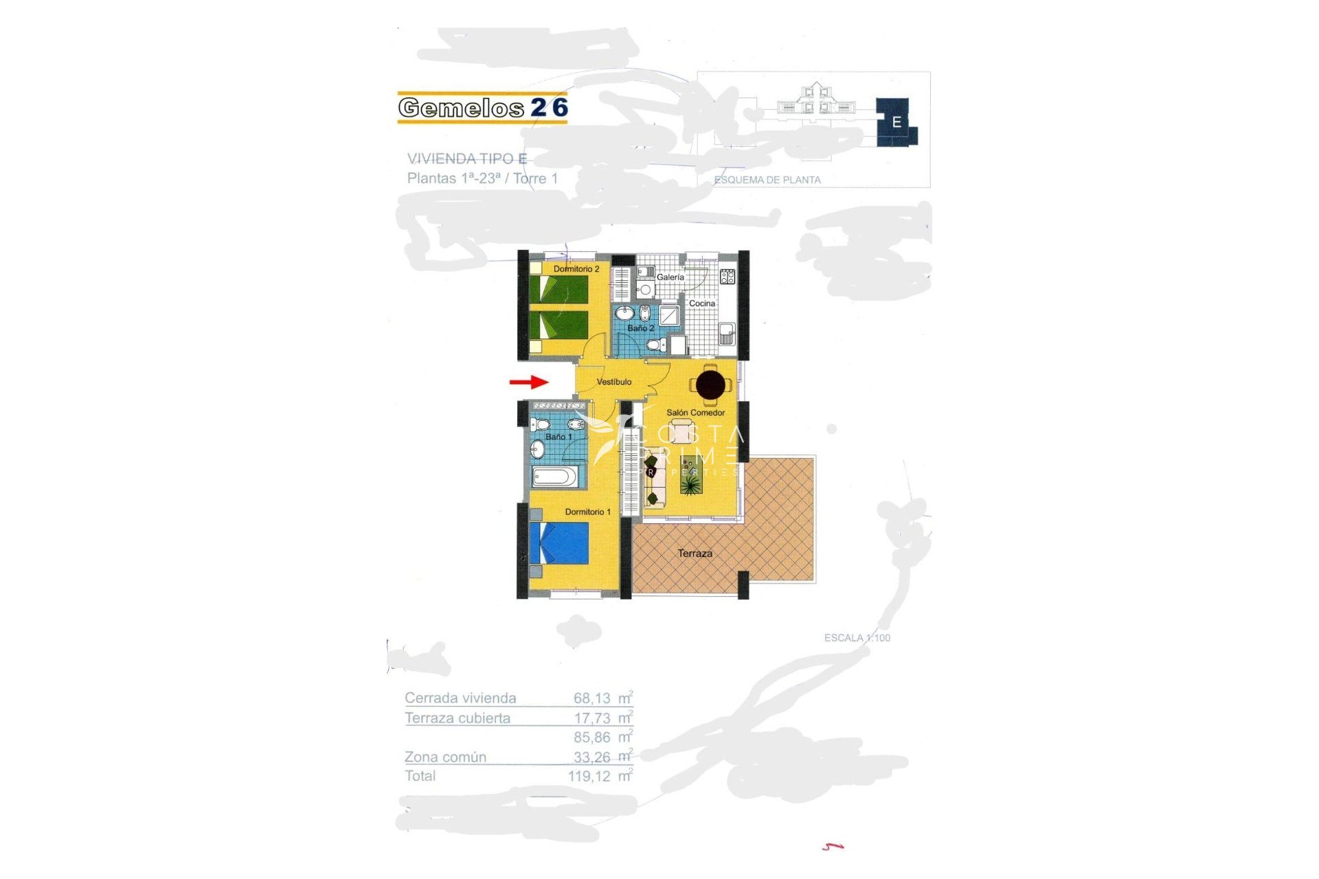 Resale - Apartment / Flat - Benidorm