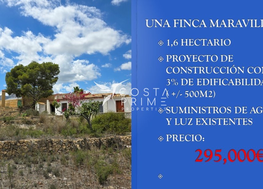 Reventa - Parcela / Terreno - La Nucía