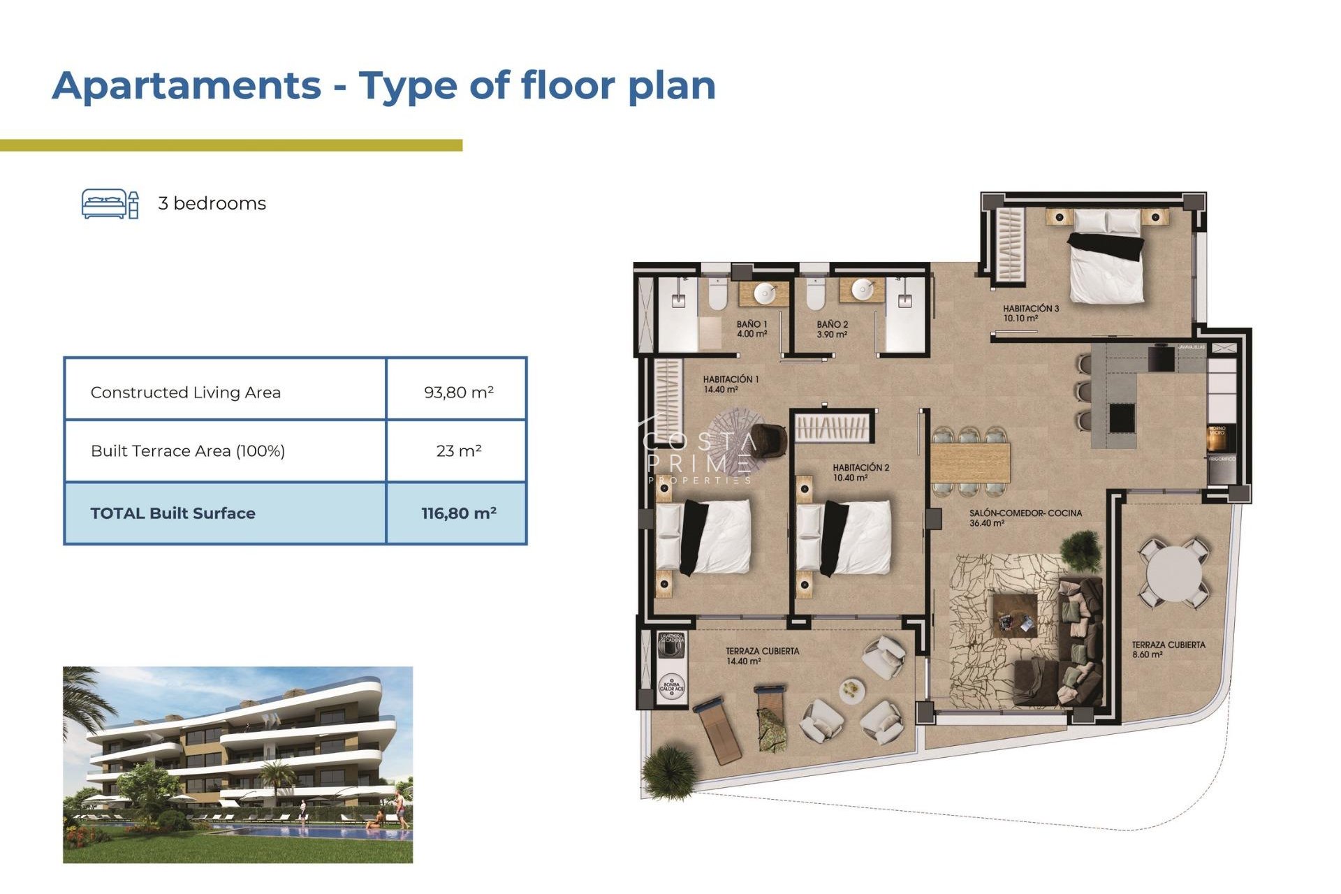 Új építésű - Apartman / lakás - Orihuela