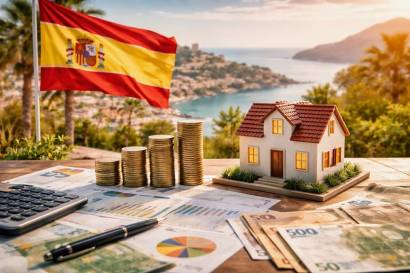 How many years of work does it take to buy a house in Spain? (1975 vs today)