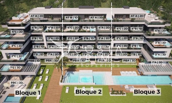 Nowy budynek - Mieszkanie w Bloku - Las Lagunas de Mijas