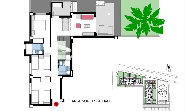 Új építésű - Apartman / lakás - Denia