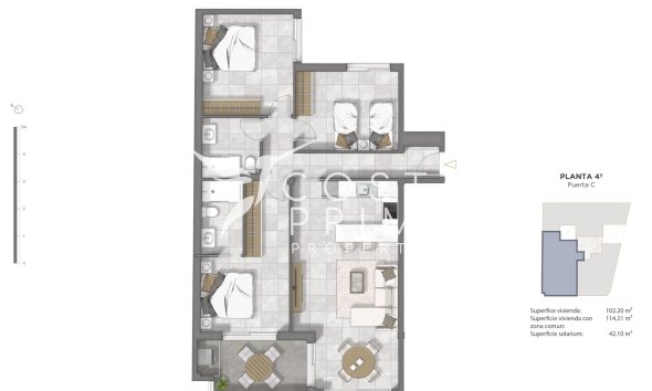 New build - Penthouse - Guardamar del Segura