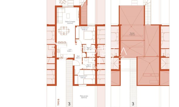 New build - Townhouse / Semi - Banos y Mendigo