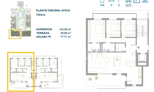 Obra nueva - Ático - San Pedro del Pinatar