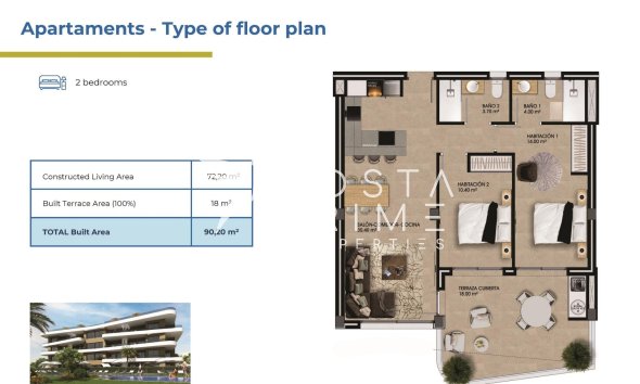 Új építésű - Apartman / lakás - Orihuela